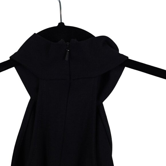 EUC Nasty Gal Asymmetrical Black Bodycon Dress SZ XL Y2K Retro Grunge - Picture 7 of 7